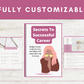 Editable Secrets To Successful Career Ebook | Done-for-You Ebook in Canva