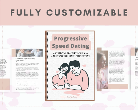 Editable Progressive Speed Dating Ebook | Done-for-You Ebook in Canva