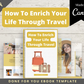 Editable Time To Move Abroad Ebook | Done-for-You Ebook in Canva