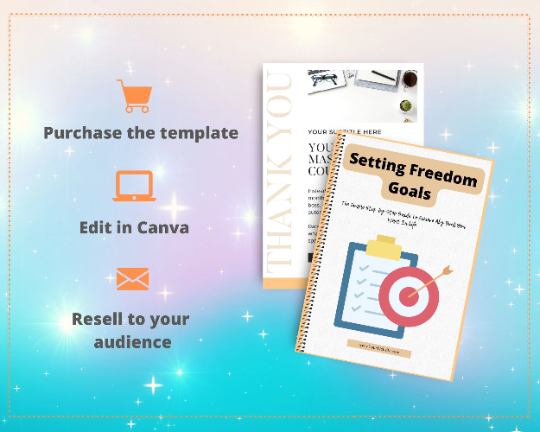 Editable Setting Freedom Goals Ebook | Done-for-You Ebook in Canva