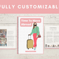 Editable Time To Move Abroad Ebook | Done-for-You Ebook in Canva