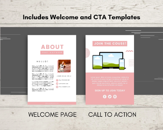 Editable Time To Move Abroad Ebook | Done-for-You Ebook in Canva