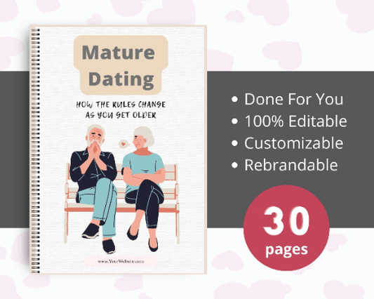 Editable Mature Dating Ebook | Done-for-You Ebook in Canva