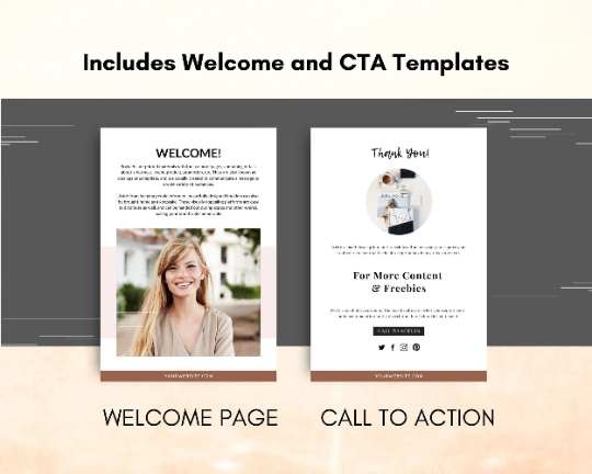 Editable Letting Go, Moving On Mini Ebook | Done-for-You Ebook in Canva