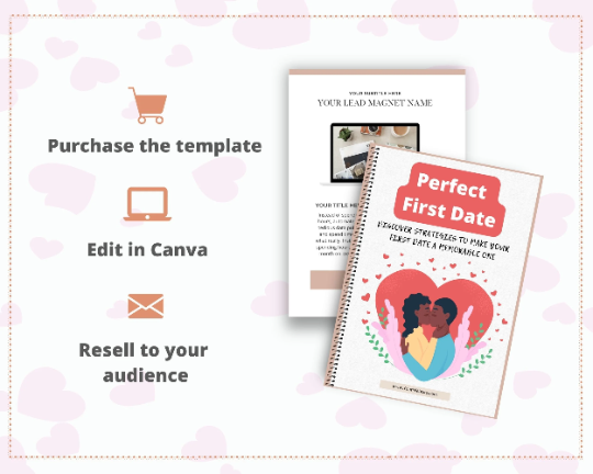 Editable Perfect First Date Ebook | Done-for-You Ebook in Canva
