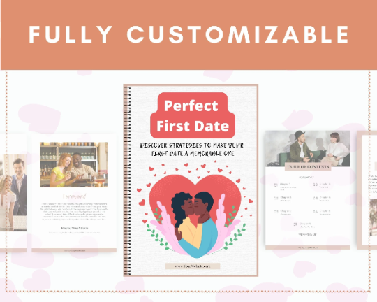 Editable Perfect First Date Ebook | Done-for-You Ebook in Canva