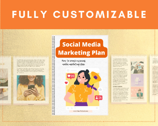 Editable Social Media Marketing Plan Mini Ebook | Done-for-You Ebook in Canva