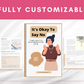 Editable It's Okay to Say No Mini Ebook | Done-for-You Ebook in Canva