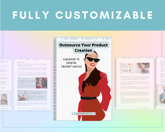 Editable Outsource Product Creation Ebook | Done-for-You Ebook in Canva