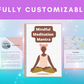 Editable Mindful Meditation Mantra Ebook | Done-for-You Ebook in Canva