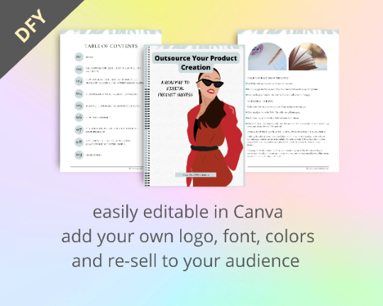 Editable Outsource Product Creation Ebook | Done-for-You Ebook in Canva