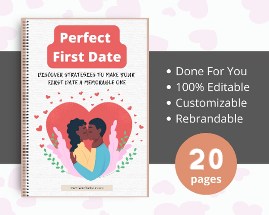 Editable Perfect First Date Ebook | Done-for-You Ebook in Canva