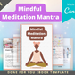 Editable Mindful Meditation Mantra Ebook | Done-for-You Ebook in Canva
