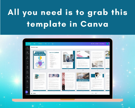 Editable One Percent Better Each Day Ebook | Done-for-You Ebook in Canva