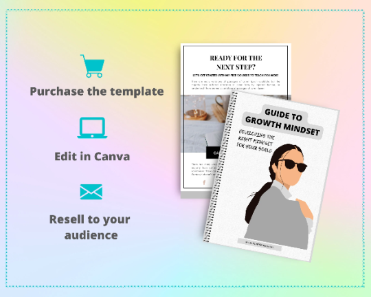 Editable Guide to Growth Mindset Ebook | Done-for-You Ebook in Canva