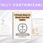 Editable 5 Proven Ways To Break Your Bad Habits Ebook | Done-for-You Ebook in Canva