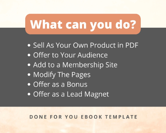 Editable Letting Go, Moving On Mini Ebook | Done-for-You Ebook in Canva