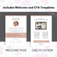 Editable Broken Heart Survival Guide | Done-for-You Ebook in Canva
