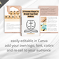 Editable 5 Proven Ways To Break Your Bad Habits Ebook | Done-for-You Ebook in Canva
