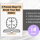Editable 5 Proven Ways To Break Your Bad Habits Ebook | Done-for-You Ebook in Canva