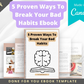 Editable 5 Proven Ways To Break Your Bad Habits Ebook | Done-for-You Ebook in Canva
