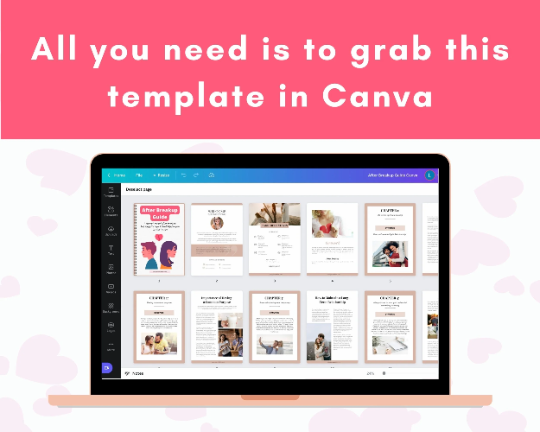 Editable After Breakup Guide | Done-for-You Ebook in Canva