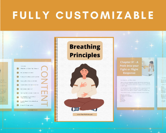 Editable Breathing Principles Ebook | Done-for-You Ebook in Canva