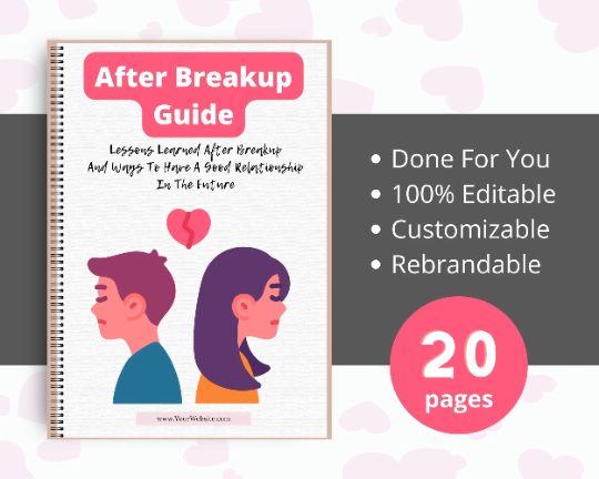 Editable After Breakup Guide | Done-for-You Ebook in Canva
