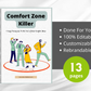 Editable Comfort Zone Killer Mini Ebook | Done-for-You Ebook in Canva
