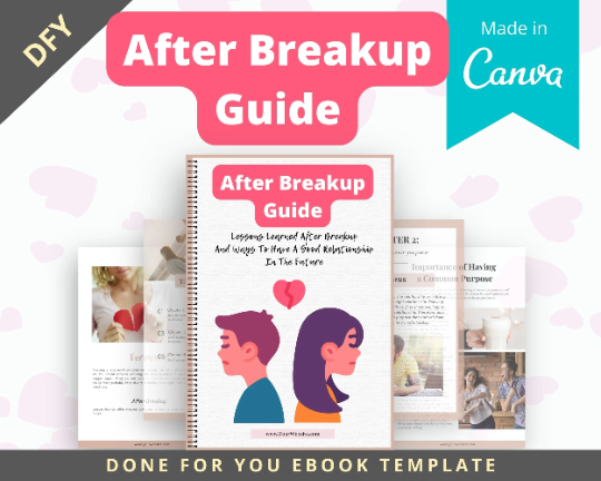 Editable After Breakup Guide | Done-for-You Ebook in Canva