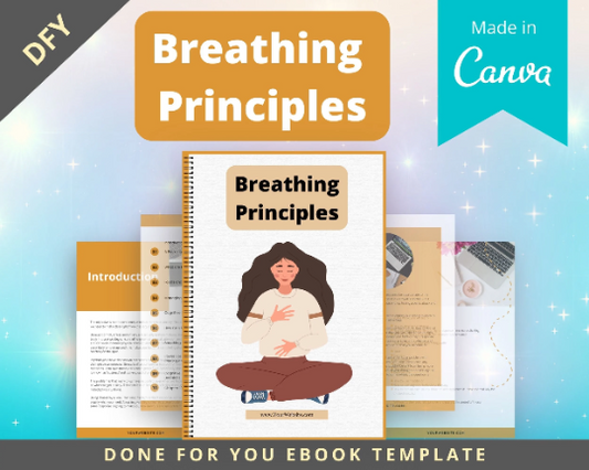 Editable Breathing Principles Ebook | Done-for-You Ebook in Canva