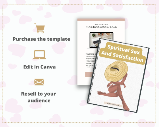 Editable Spiritual Sex And Satisfaction Ebook | Done-for-You Ebook in Canva