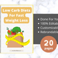 Editable Low Carb Diets For Fast Weight Loss Ebook | Done-for-You Ebook in Canva
