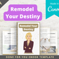 Editable Remodel Your Destiny Ebook | Done-for-You Ebook in Canva