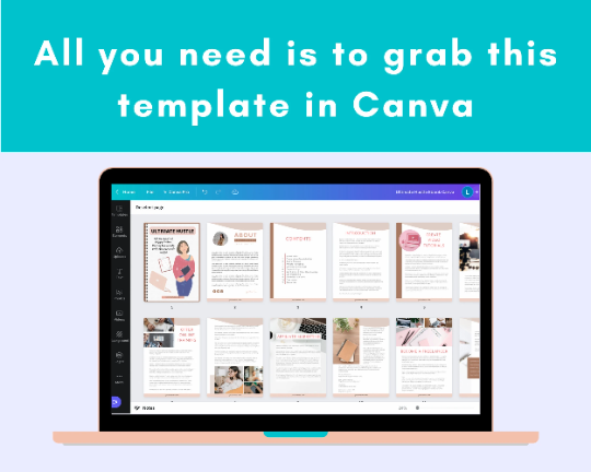 Editable Ultimate Hustle Ebook | Done-for-You Ebook in Canva