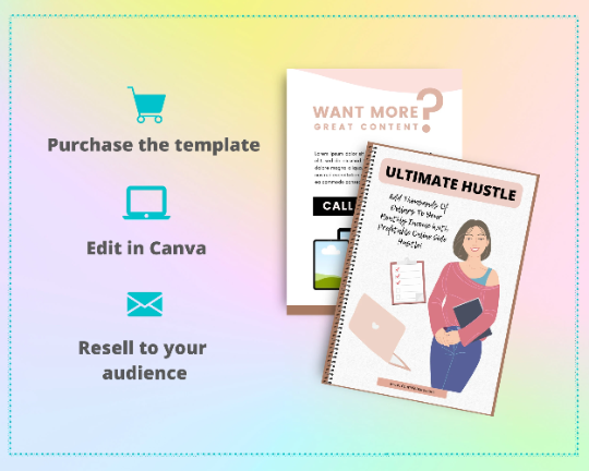 Editable Ultimate Hustle Ebook | Done-for-You Ebook in Canva