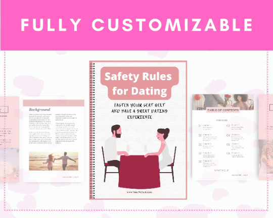 Editable Safety Rules for Dating Ebook | Done-for-You Ebook in Canva