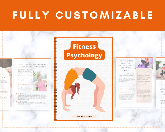 Editable Fitness Psychology Ebook | Done-for-You Ebook in Canva