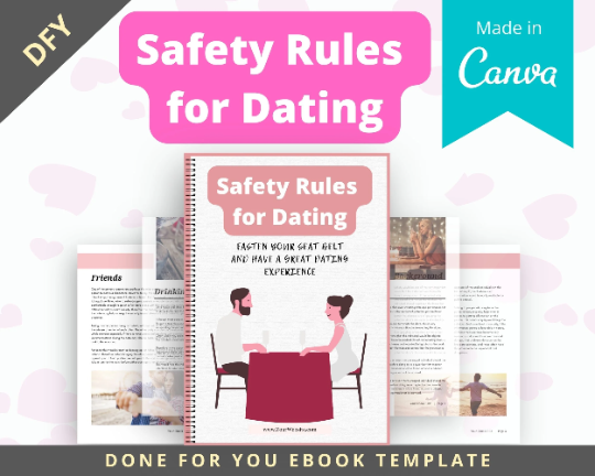 Editable Safety Rules for Dating Ebook | Done-for-You Ebook in Canva