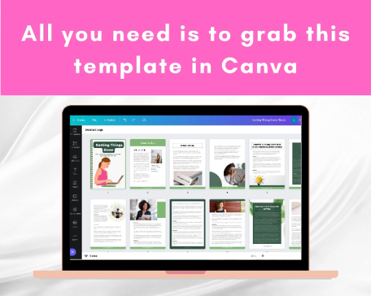 Editable Getting Things Done Ebook | Done-for-You Ebook in Canva