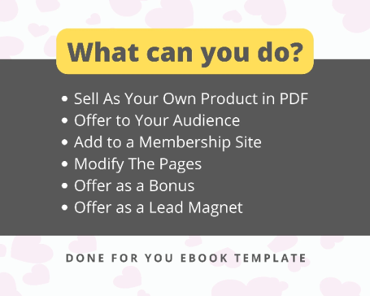 Editable Unconditional Love Ebook | Done-for-You Ebook in Canva