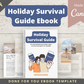 Editable Holiday Survival Guide Ebook in Canva