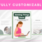 Editable Getting Things Done Ebook | Done-for-You Ebook in Canva
