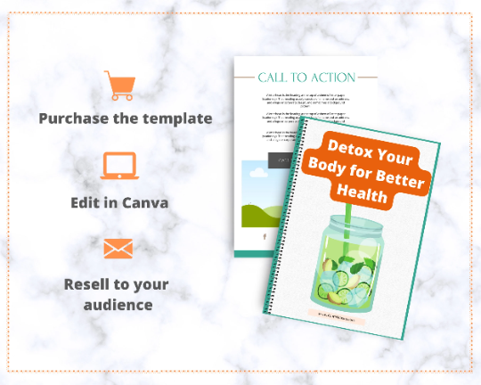 Editable Detox Your Body for Better Health Ebook | Done-for-You Ebook in Canva