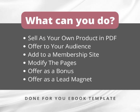 Editable Self-Love Manual Ebook | Done-for-You Ebook in Canva