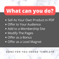 Editable Guide To Coconut Oil Ebook | Done-for-You Ebook in Canva