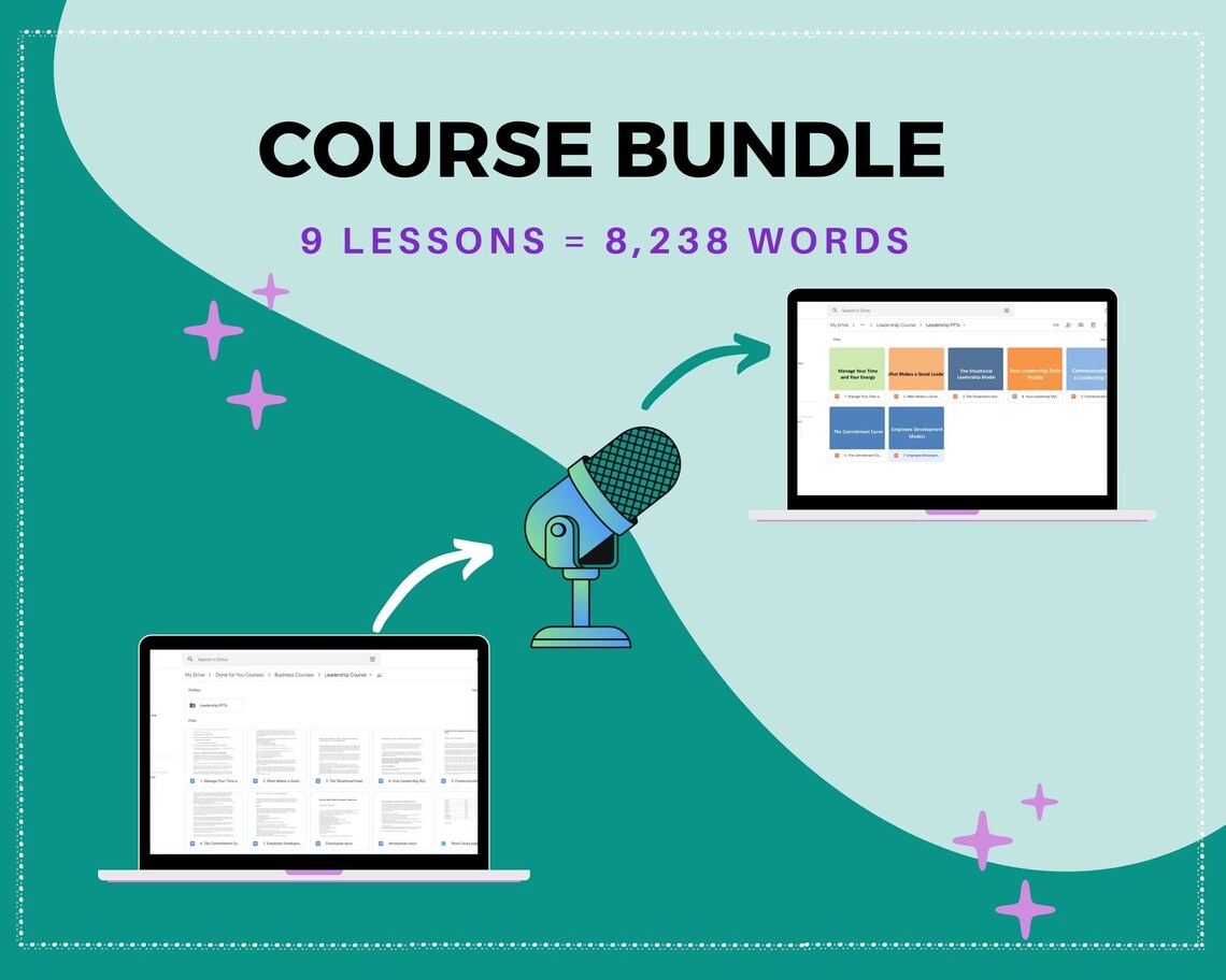 Done for You Online Course | Leadership Course | Business Course in a Box | 9 Lessons