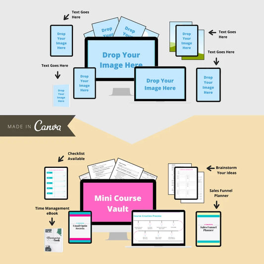 Digital Product Mockup | Landing Page Graphics | Opt in Page Mockup | Sales Page Mockup