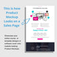 Digital Product Mockup | Landing Page Graphics | Opt in Page Mockup | Sales Page Mockup