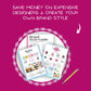 Brand Style Canva Template, Branding Your Business, Brand Board, Canva Template,
